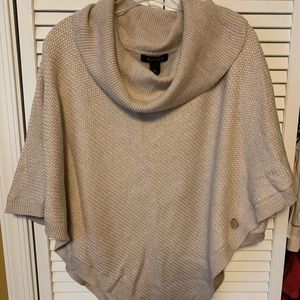 White House Black Market Cowl Neck Sweater Poncho